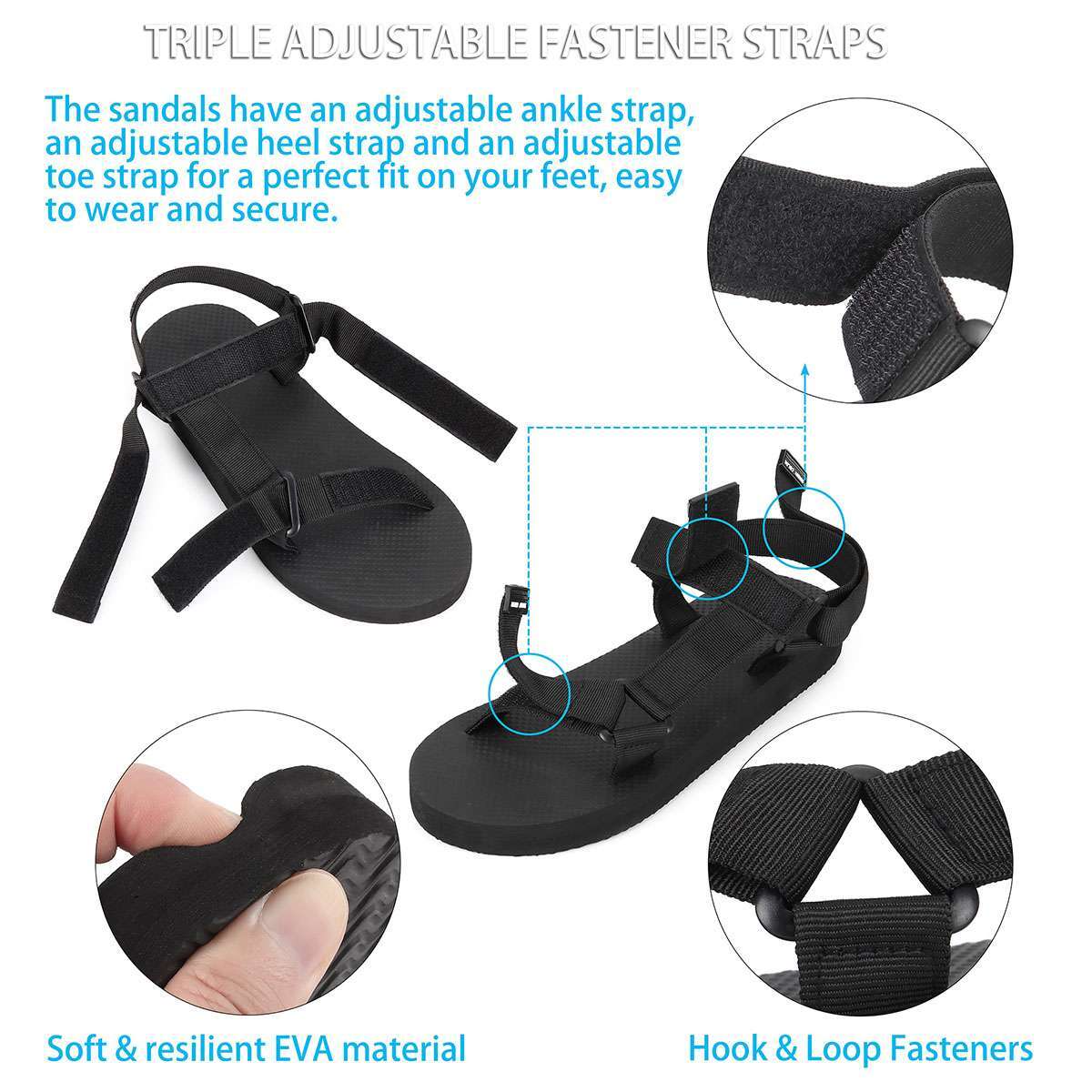 Outdoor Womens Athletic Sandals Lightweight Hiking Beach Sports Sandal New