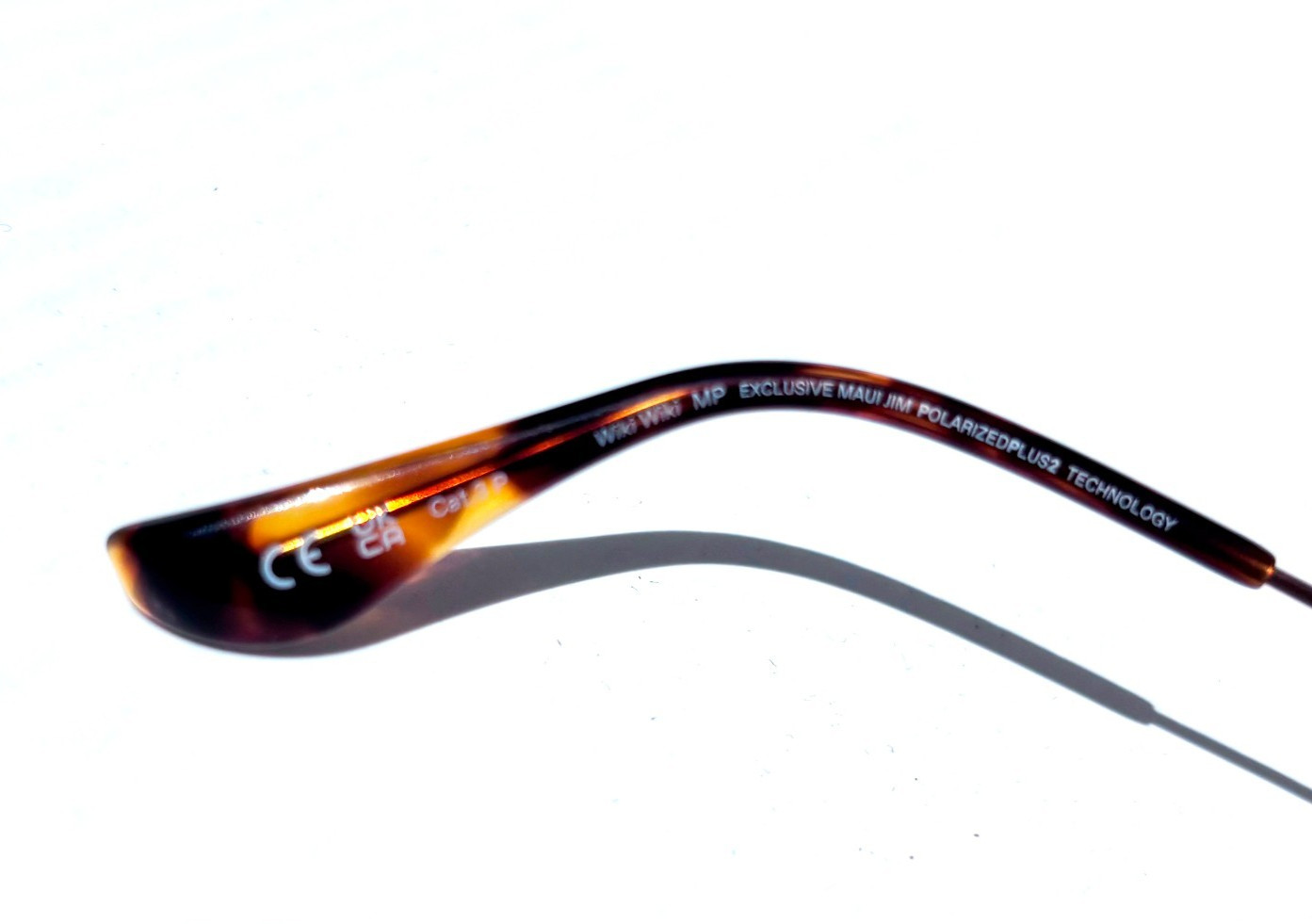 Maui Jim WIKI WIKI Shiny Gold POLARIZED HCL Bronze Lens Sunglass HS246-16