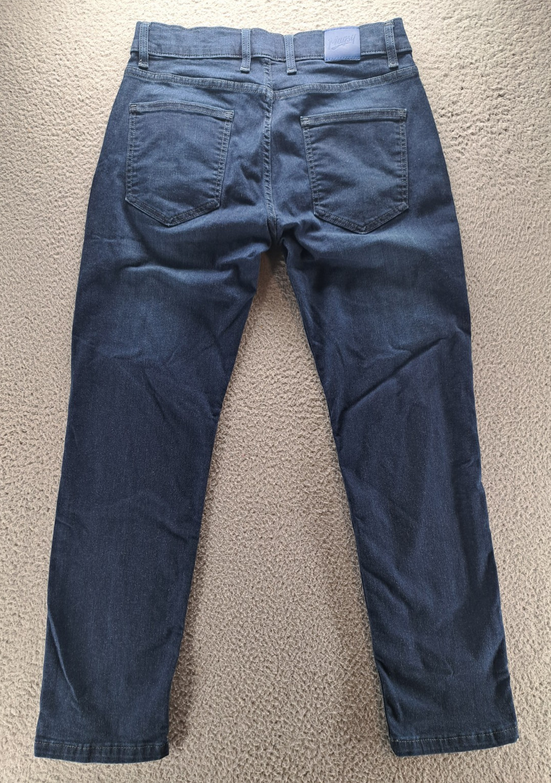 Mugsy Fultons Jeans Mens 32×30 Act 31×29 Blue Dark Wash Straight Leg FLX3NFU