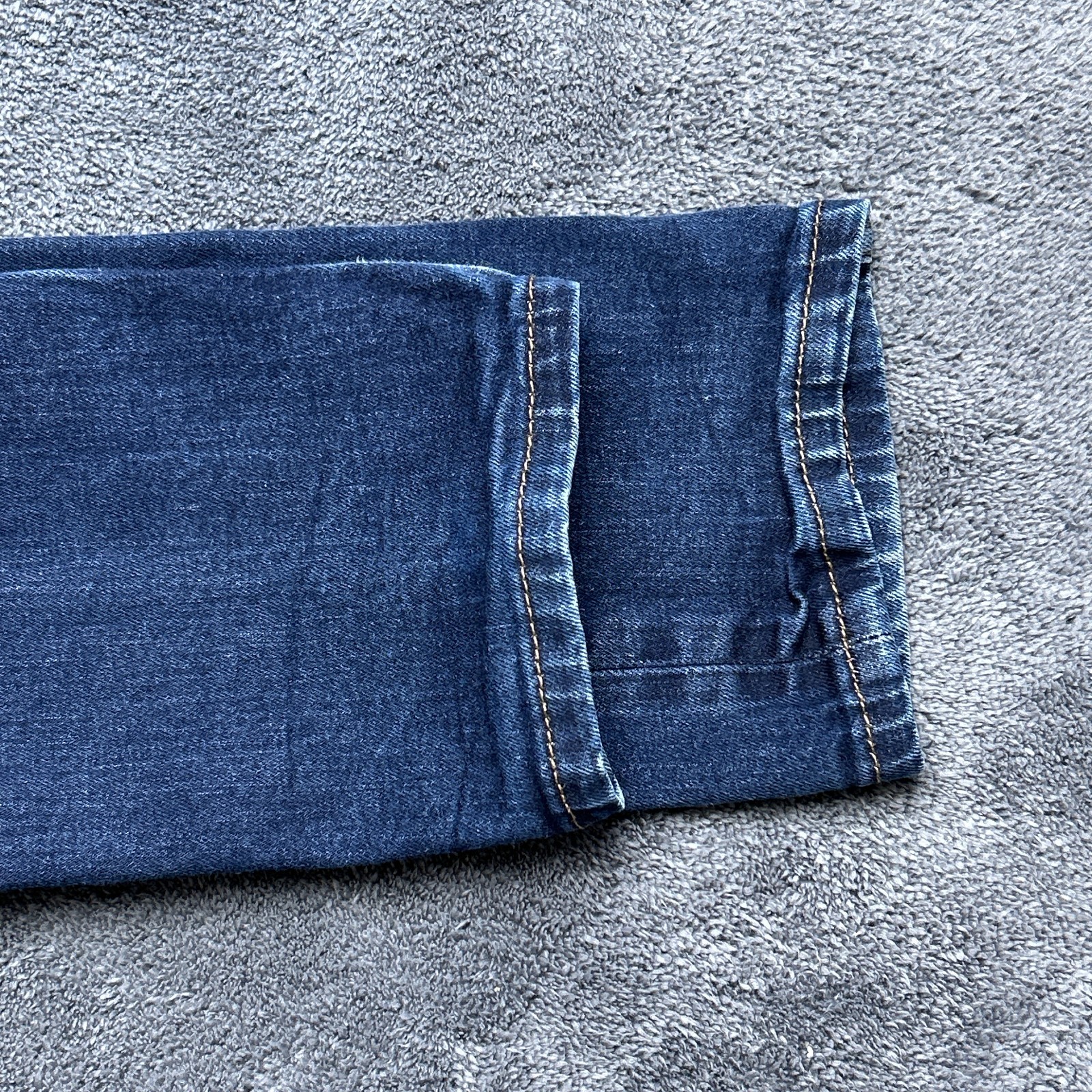 Levis 511 Jeans Mens W31 L32 Dark Blue Wash Slim Tapered Stretch Distressed