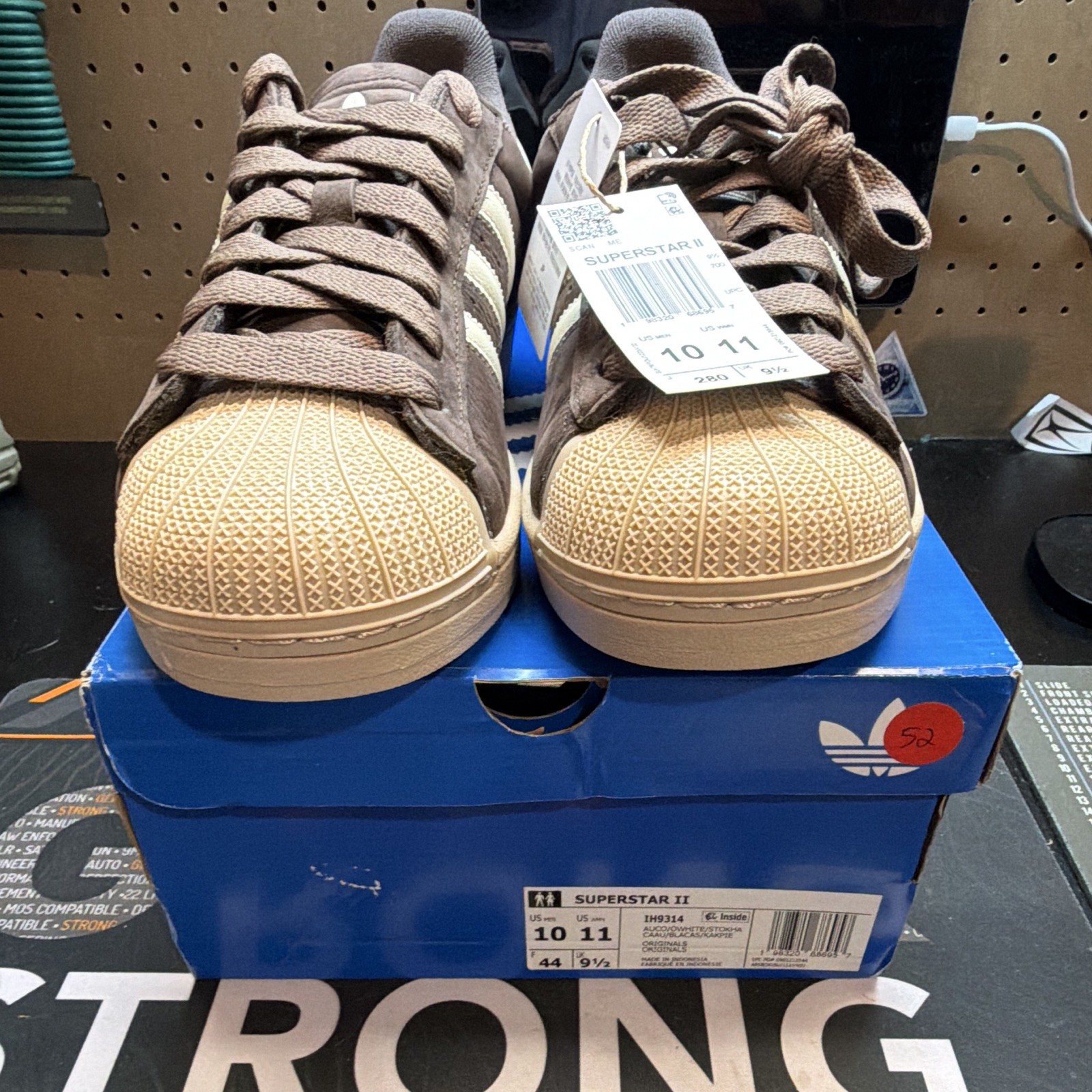 adidas Superstar II IH9314 Aurora Coffee/Off White/Stone Khaki Low Top Men