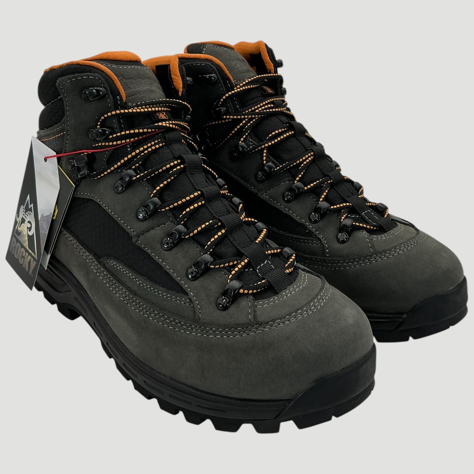 Rocky MTN Stalker Pro Men’s Size 10.5 Charcoal Waterproof Hiker Boots NIB