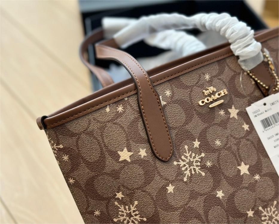 Coach Signature Logo Tote