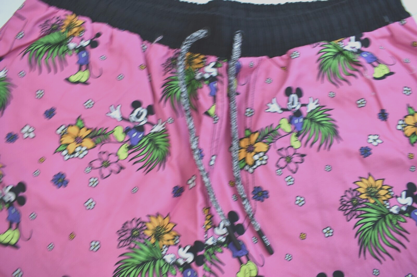 NEFF x Disney Mickey Mouse Mens Hot Tub Volley Pink Swim Shorts NWT S, M, L