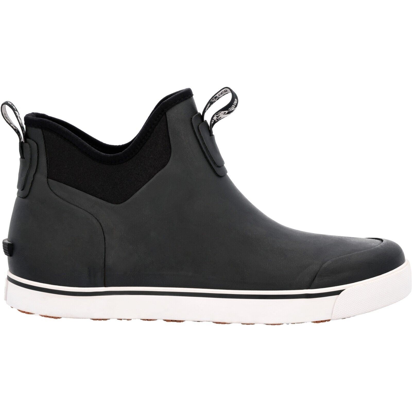 ROCKY BOOTS MEN’S DRY STRIKE ANKLE DECK WATERPROOF BOOTS MATTE BLACK RKK445FC