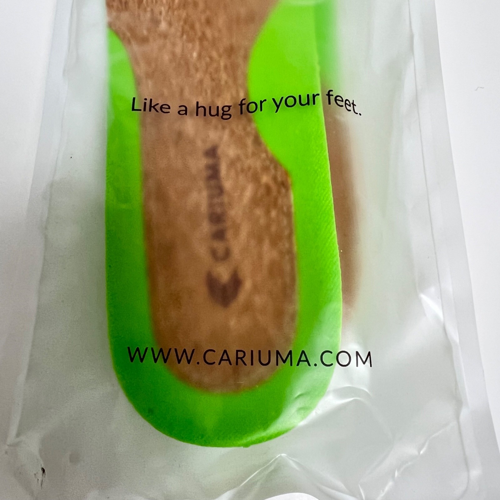 CARIUMA Bio-Foam Removable Insoles Mamona Oil Cork Size W6 M4.5 NEW Comfy