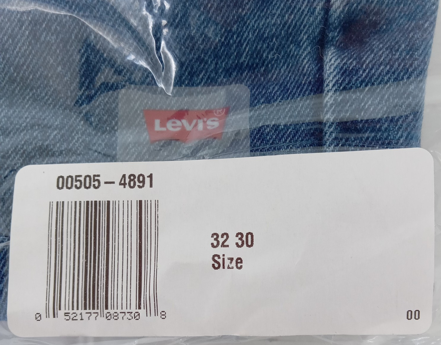 32×29 Levis Mens 505 Regular Fit Jeans Stonewash Blue Denim Straight Leg NWT
