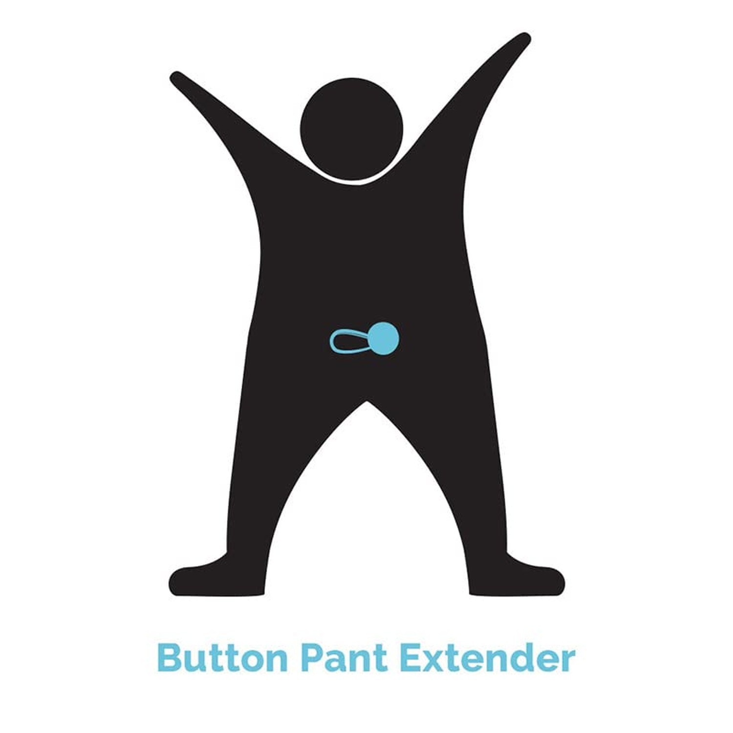 Flex Button Pant Extender 5-Pack – Adds 1-2 Inches, Super Sturdy with a Littl…