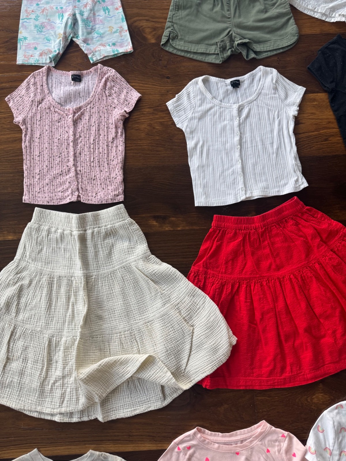37 Piece Girls Size 7/8 (M) Gap, Crewcuts & Carters Summer Clothes Lot