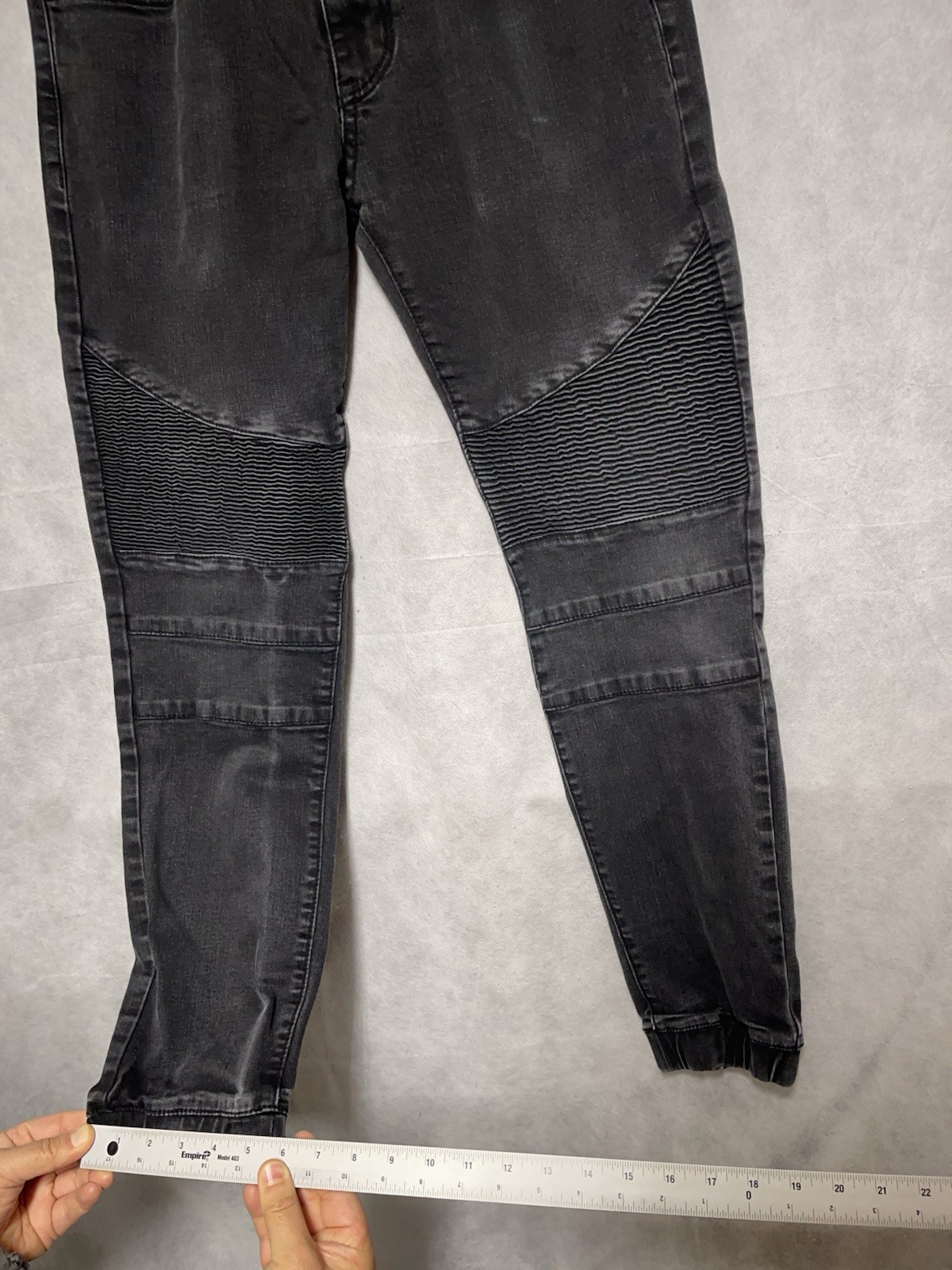 Versace Jeans Men 32×31 Black Jogger 19-69 Abbigliamento Sportivo SRL Moto Denim