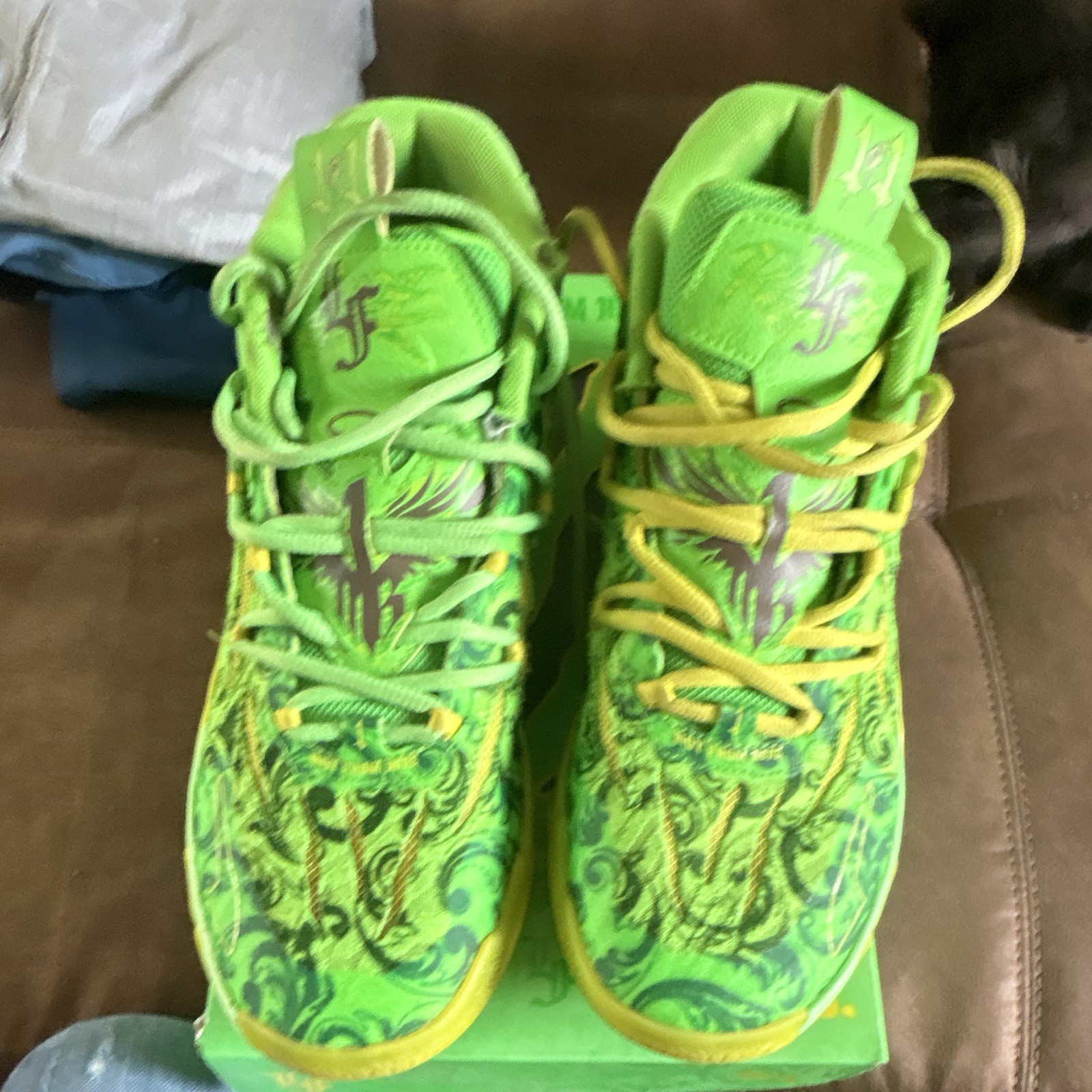 PUMA MB.03 LaFrancé FOREVER.RARE Green/Yellow Mid Top Basketball 379233-01