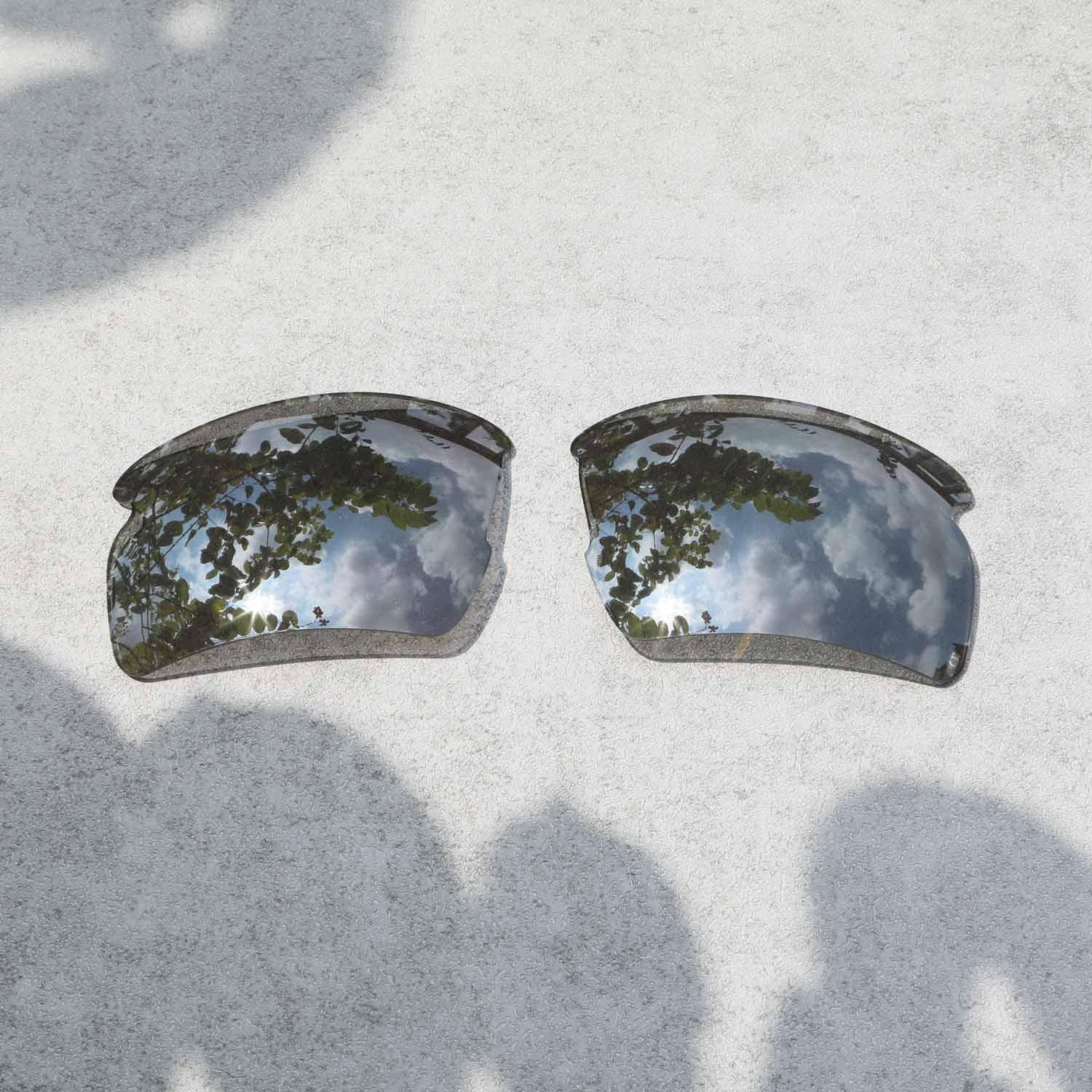 Walleva Transition/Photochromic Polarized Lenses For Oakley Flak 2.0 XL