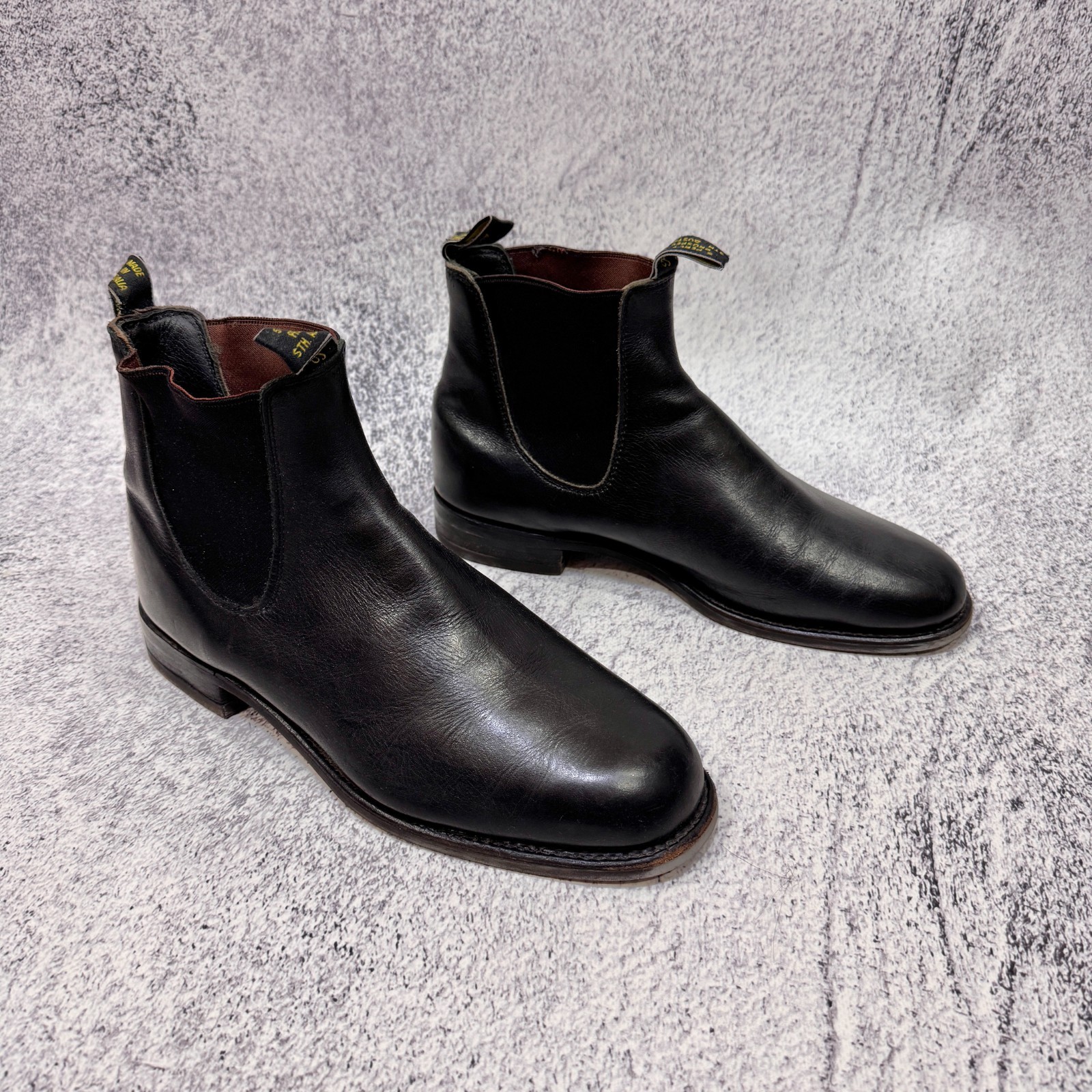 R.M. Williams Vintage Classic Leather Chelsea Boots 10.5H US11 29cm