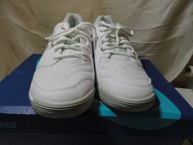 NEW WOMENS ASICS GEL DEDICATE 6 WHITE SILVER TENNIS COURT SNEAKERS SHOES SIZE 11
