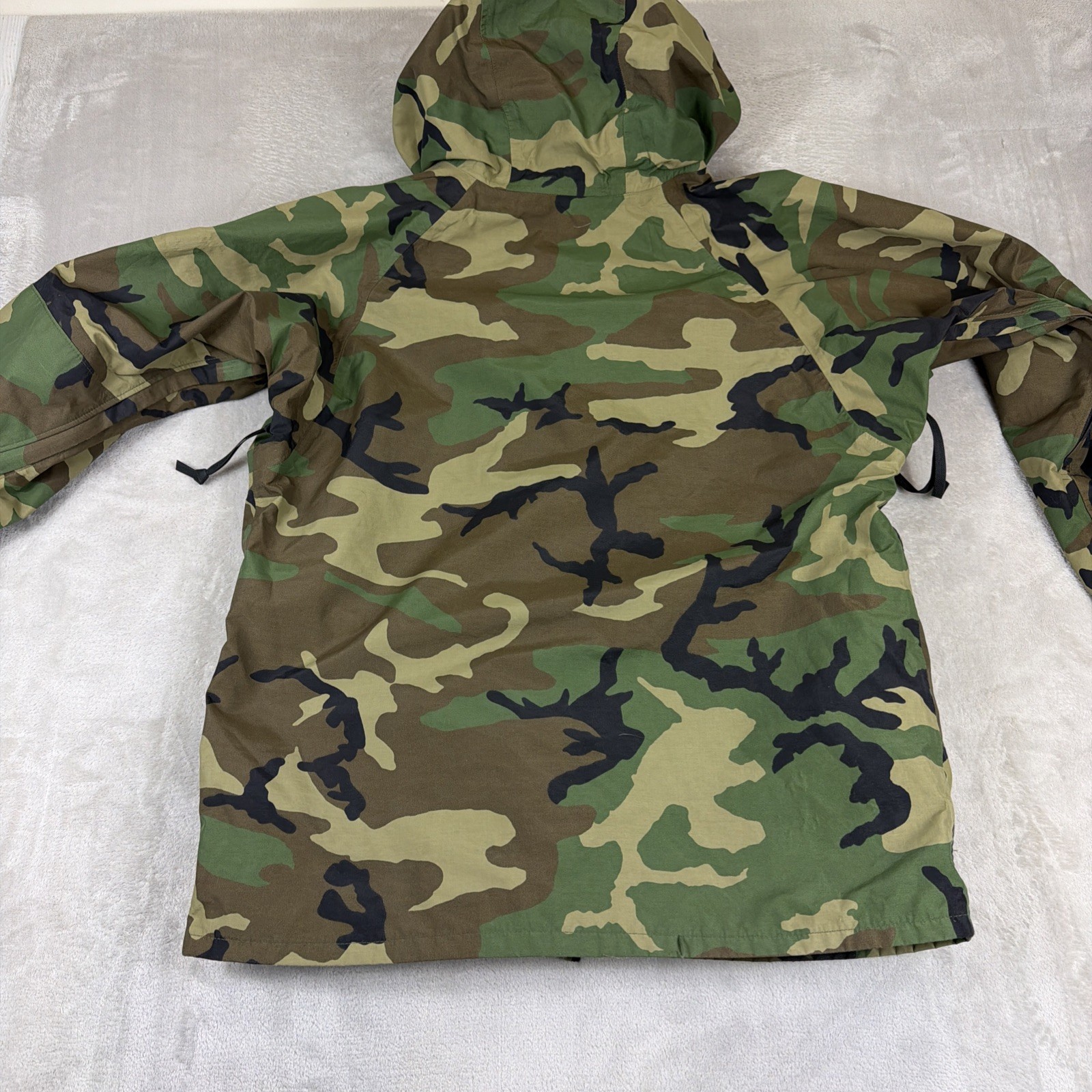 Woodland Camo Goretex Parka Jacket Cold Weather ECWCS Medium Regular