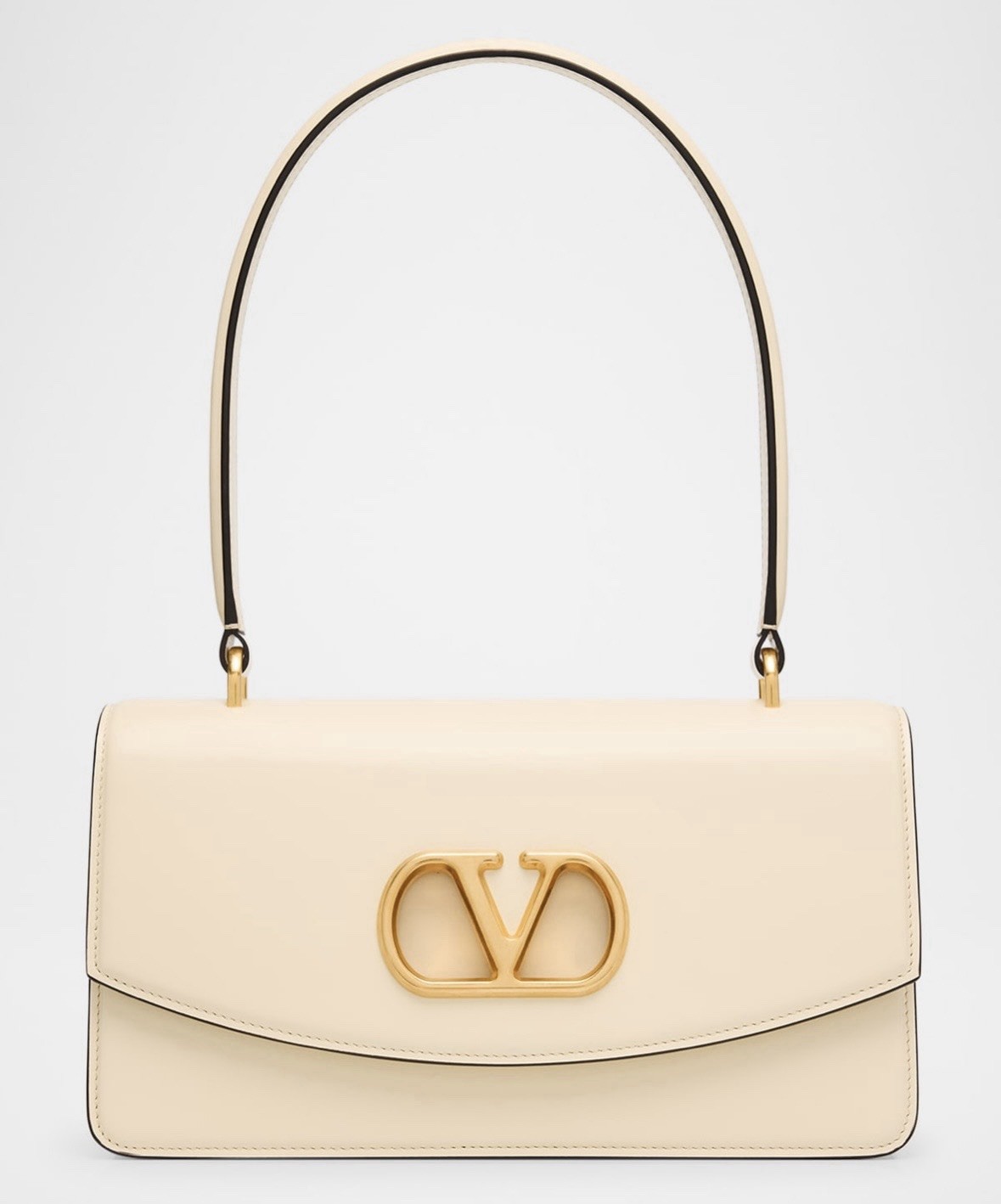 Valentino Garavani Vain VLOGO Leather Top-Handle Bag. Original price $4,250.