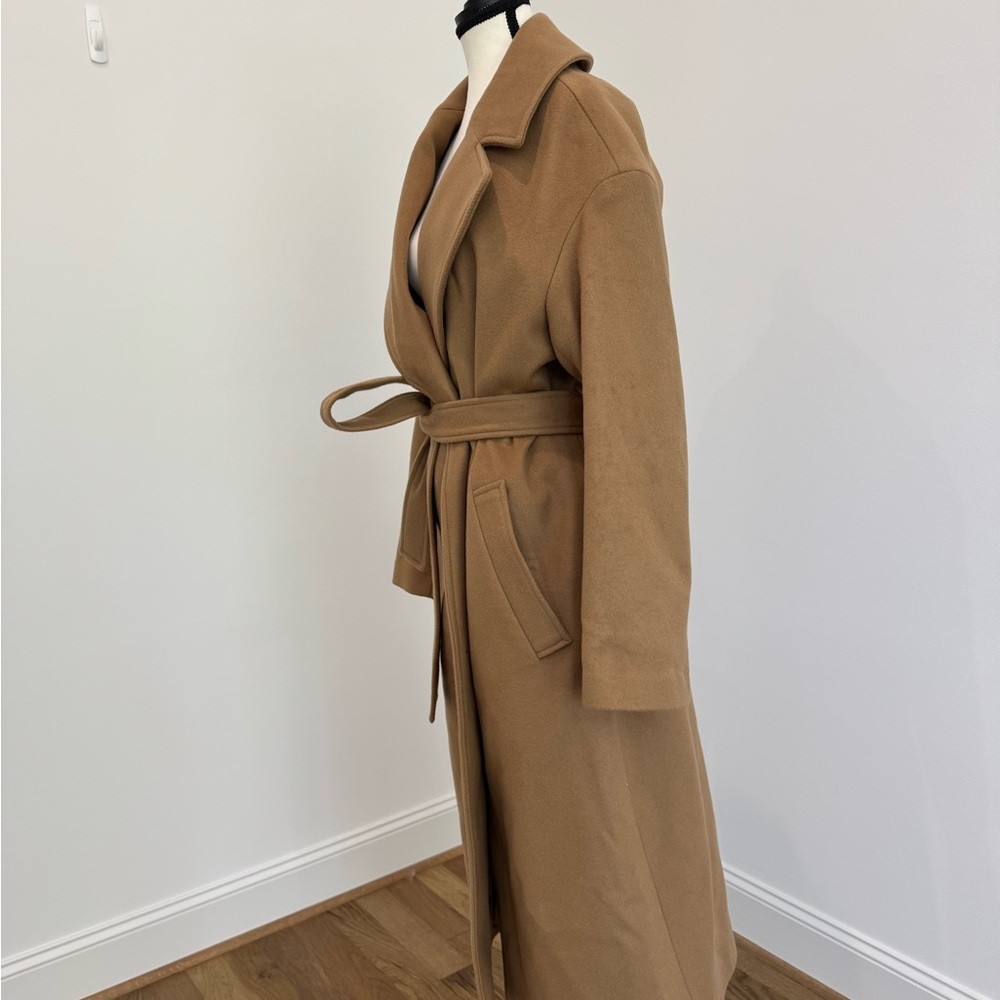 Banana Republic Camel Belted Long Coat