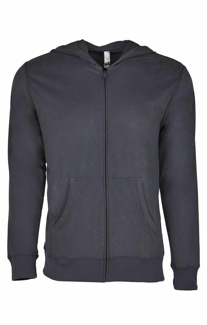 Men’s Sweatshirt Hoodie Lightweight “NEXT LEVEL” Full Zip Hooded Jacket -Unisex