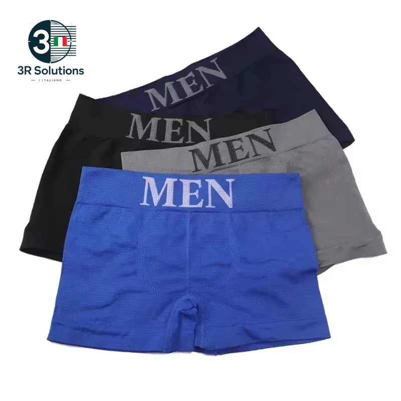 5Pcs Slim Style Mens High Elasticity Solid Color Comfortable Boxer Briefs Wetsuit