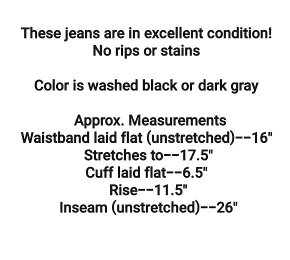 GAP Jeans 31 12 High Rise Vintage Slim Ankle Crop Button Fly Washed Black Denim