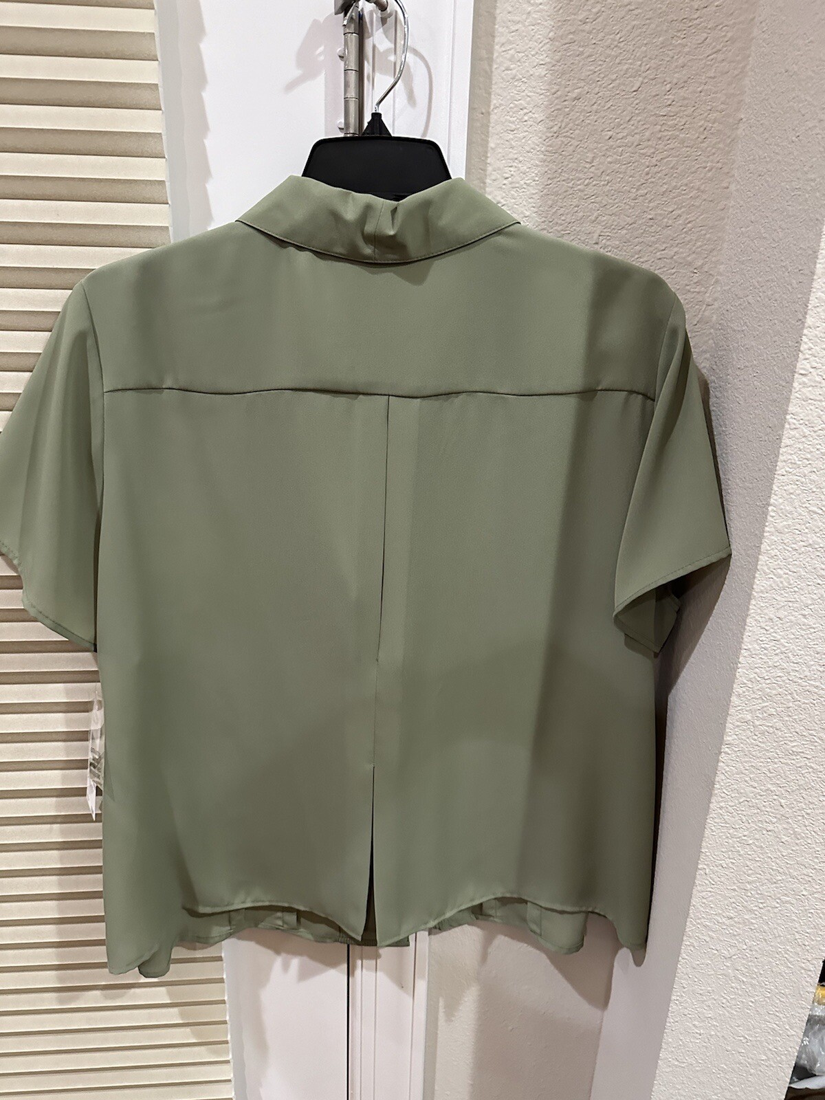 Jones New York Suit Separates Blouse 22W Fresh Meadown Sage New