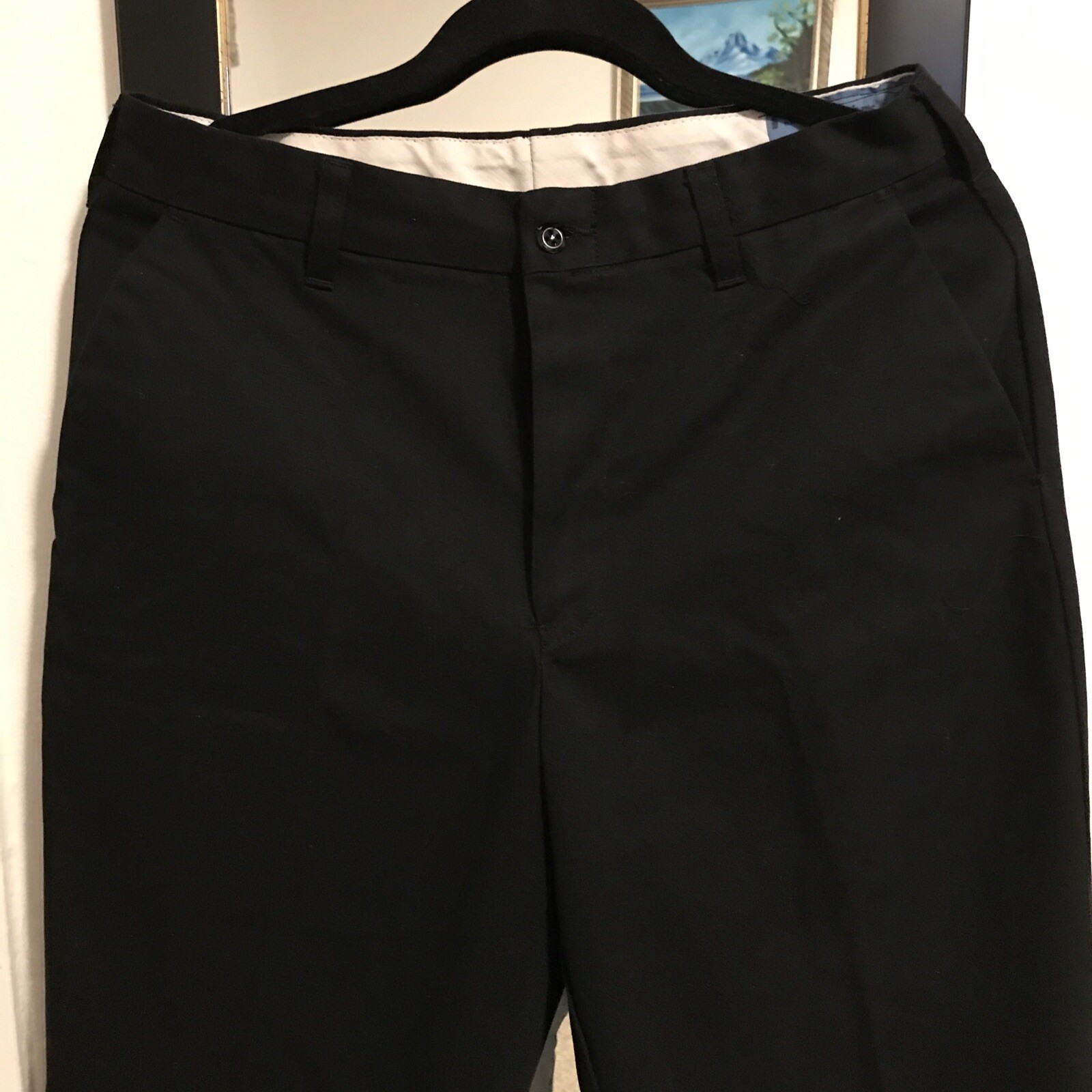 Cintas Comfort Flex Black Work Pant Size 32×30 #945-35 Very Comfortable