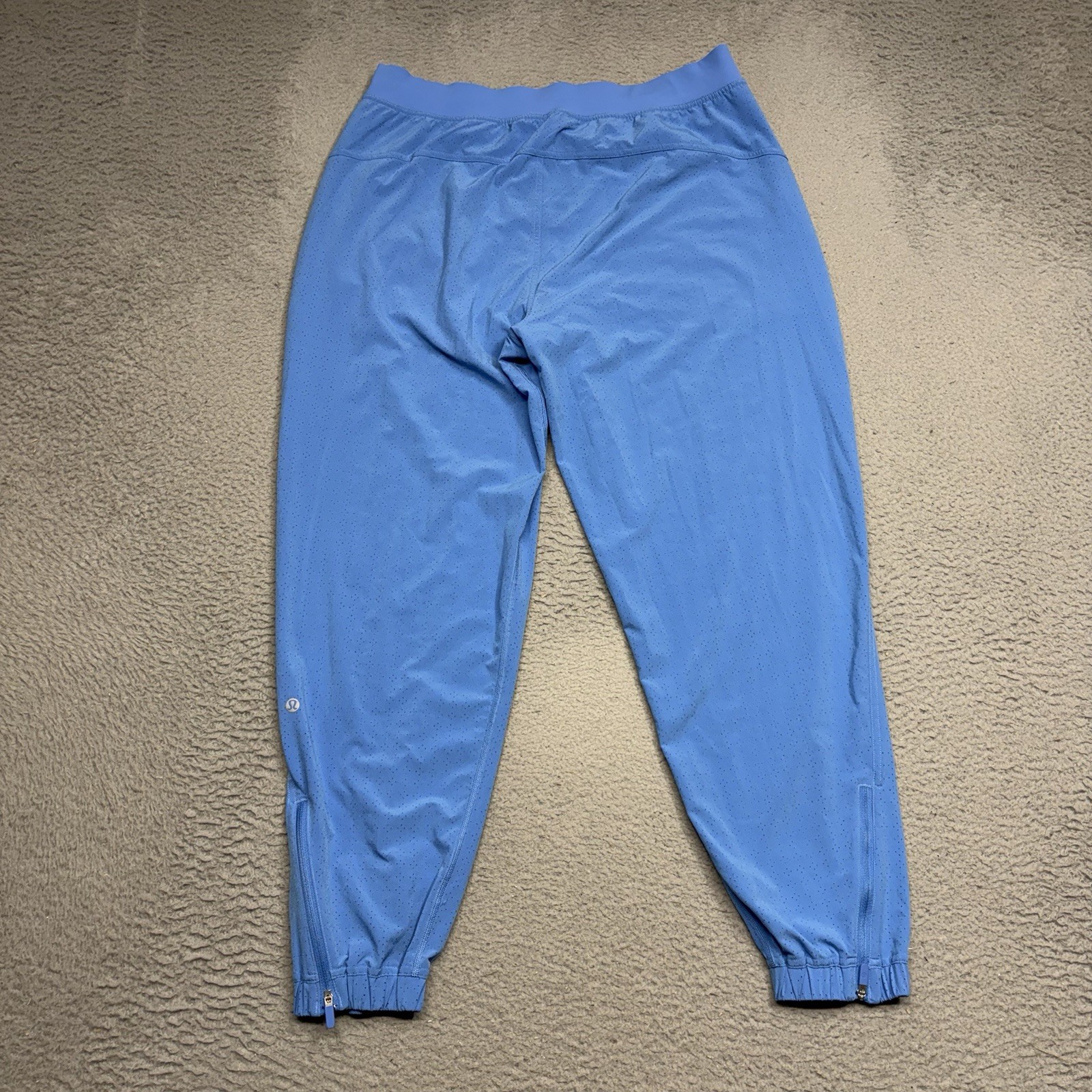 Lululemon Adapted State Perforated Jogger Women’s 10 Blue Mesh High Rise Pants