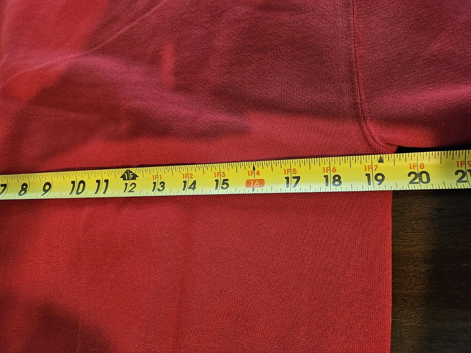 Vintage Russell Athletic Blank Red Sweatshirt Pullover Size Small