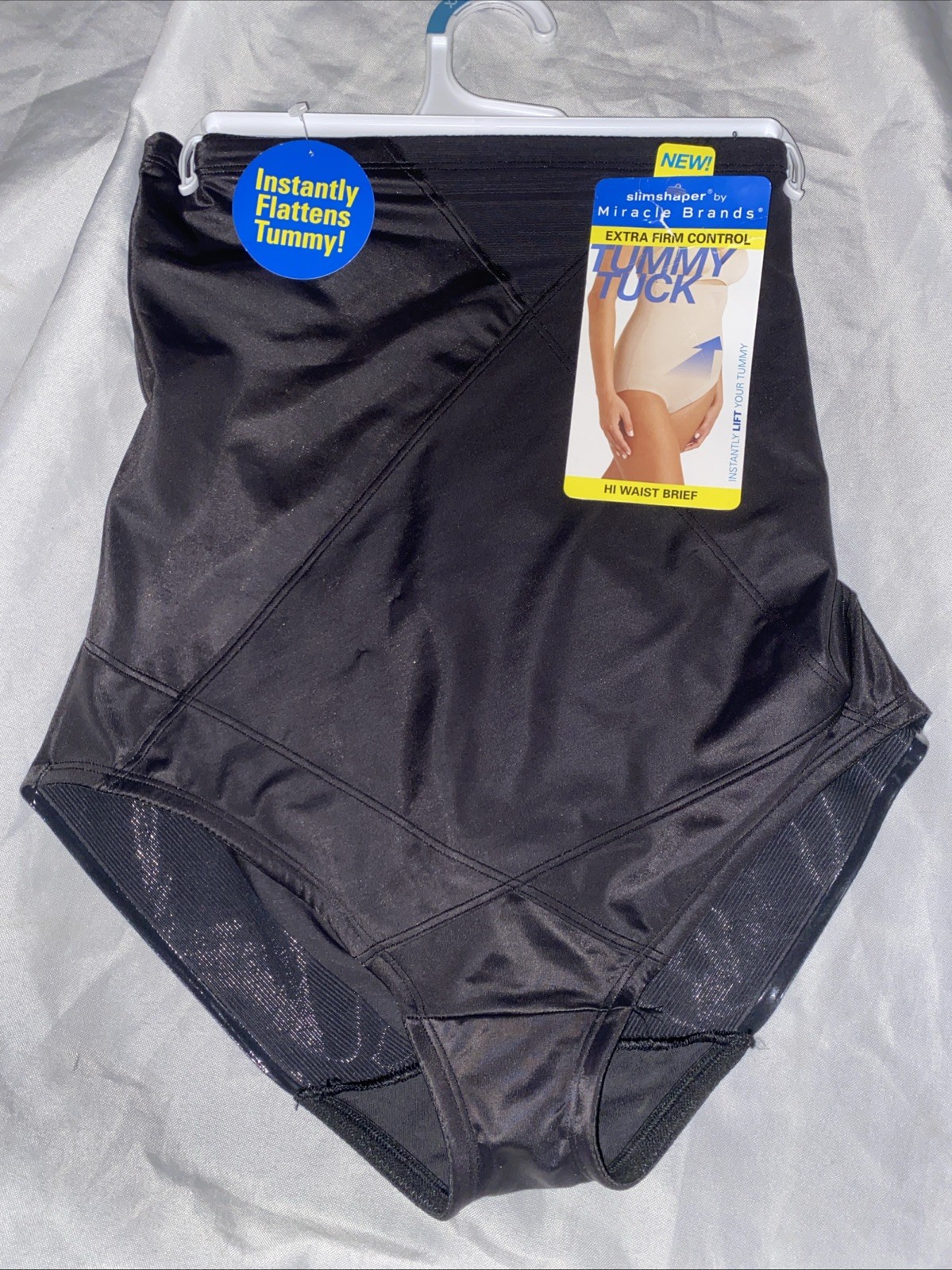 Slim Shaper By Miracle Brands Hi Waist Brief Black XXL