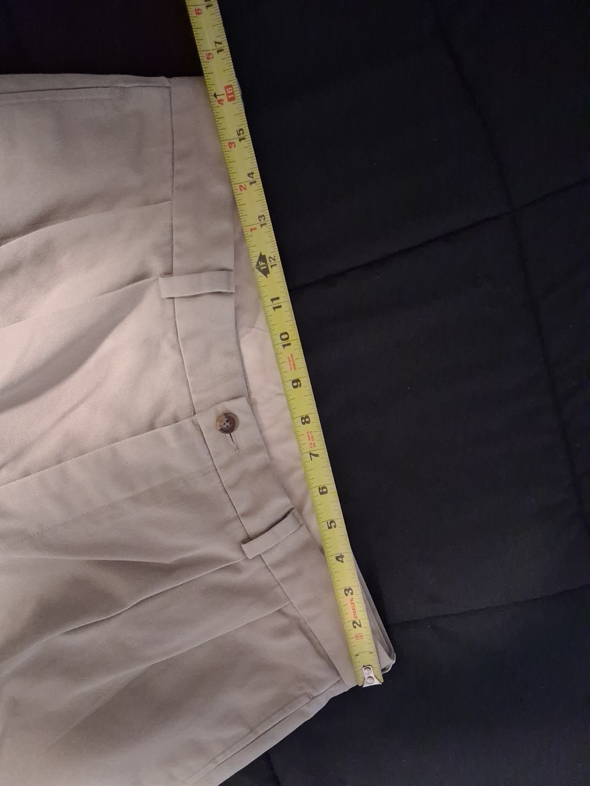 Brooks Brothers Elliot Advantage Chino Men Pleated Cotton Khaki Pants W35 L32