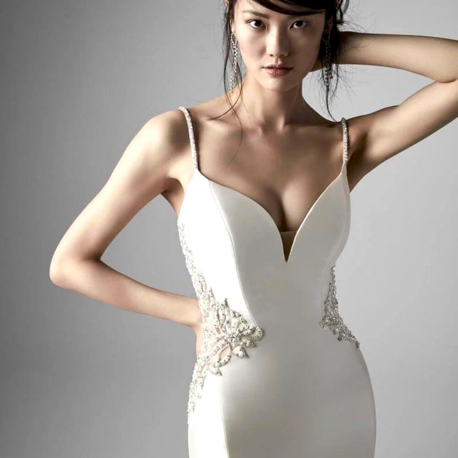 NWT SOTTERO and MIDGLEY Marquette Jeweled Wedding Gown Champagne 10 MSRP $1998