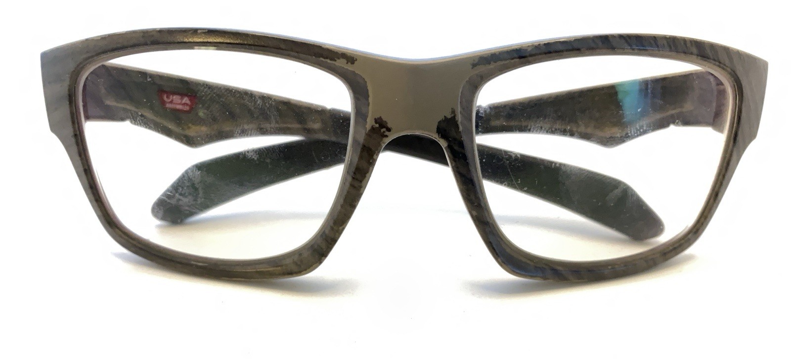 Oakley Jupiter Squared Gray Cat Eye Wrap Sunglasses Frames 130 USA Designer Men