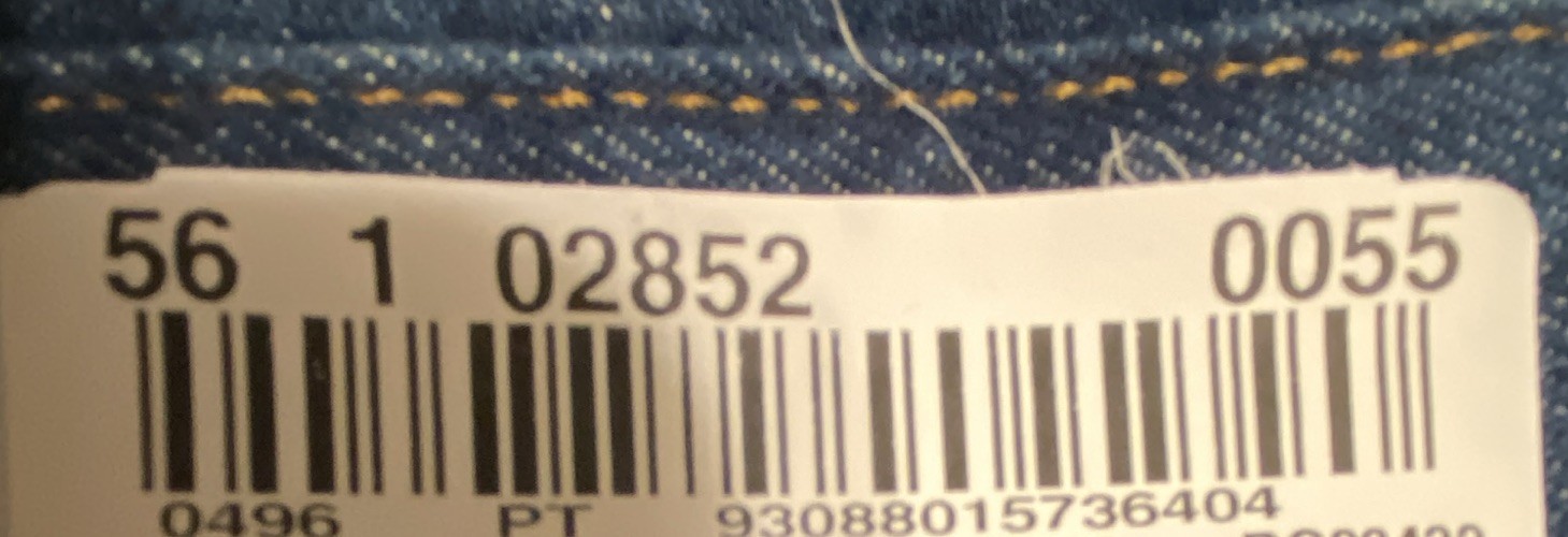 NWT Carhartt Relaxed Fit Straight Leg Jeans Men’s 34×32 Dark Wash