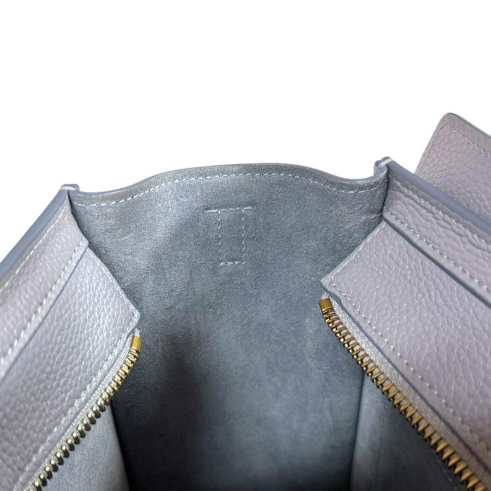 CELINE Shoulder Bag Cross Body 189243 leather 2way Luggage Nano Shopper used