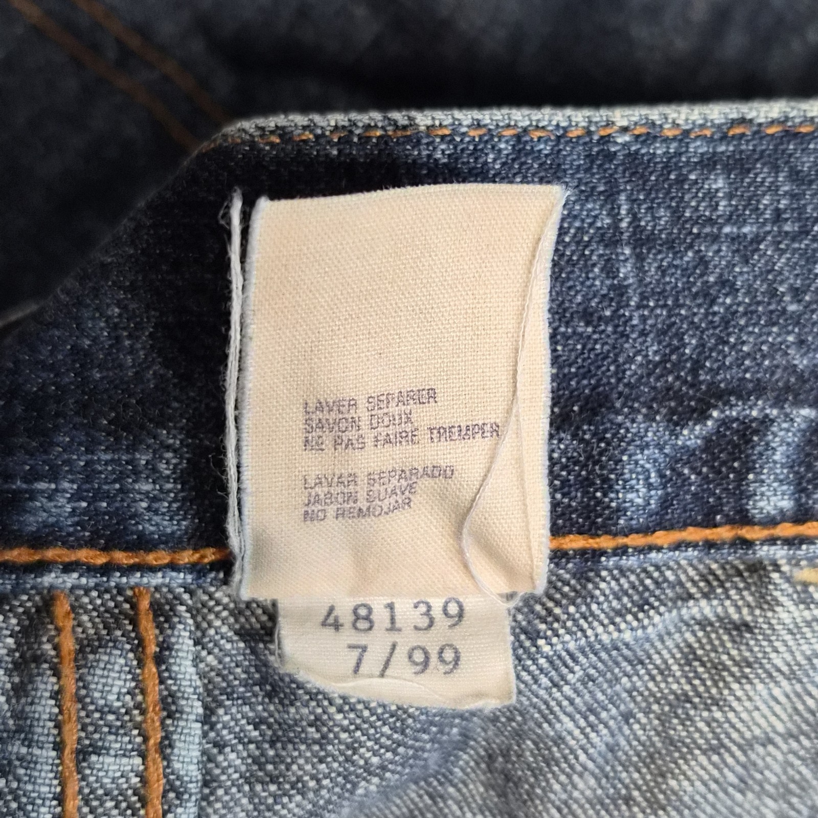 Vintage Tommy Hilfiger Jeans Mens 36×32 Carpenter Big Flag Hammer Loop Baggy Y2K
