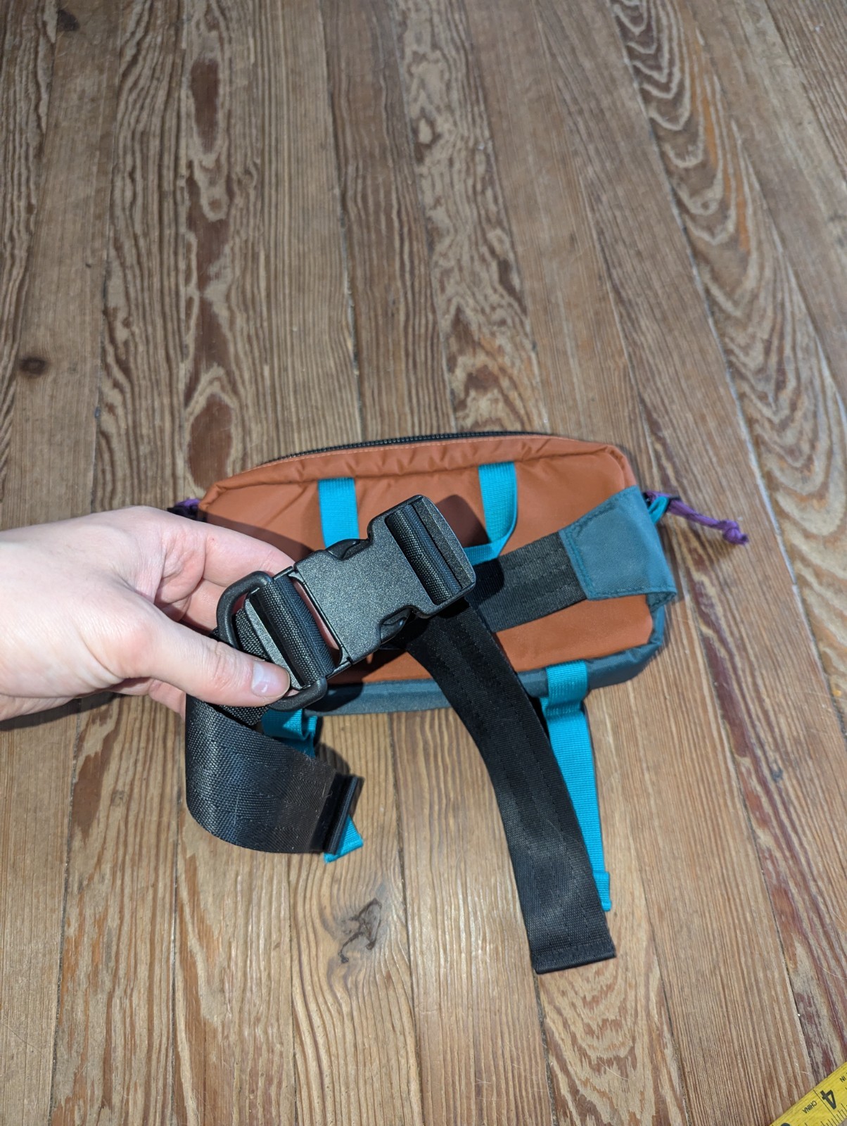 Topo Designs Mini Quick Pack Botanic Green Clay 1.7L Shoulder Sling Waist Fanny