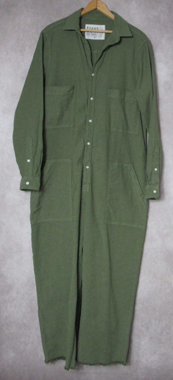 Frank & Eileen $488 Northern Ireland Italian Performance Linen Jumpsuit; L