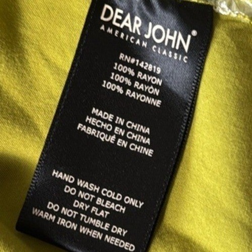 DEAR JOHN Womens Green V Neck Sleeveless Tunic Top Size Medium