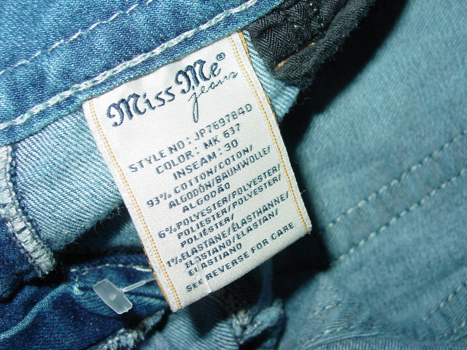Womens Miss Me JP7697B4D Signature Boot Jeans! Size 27×29