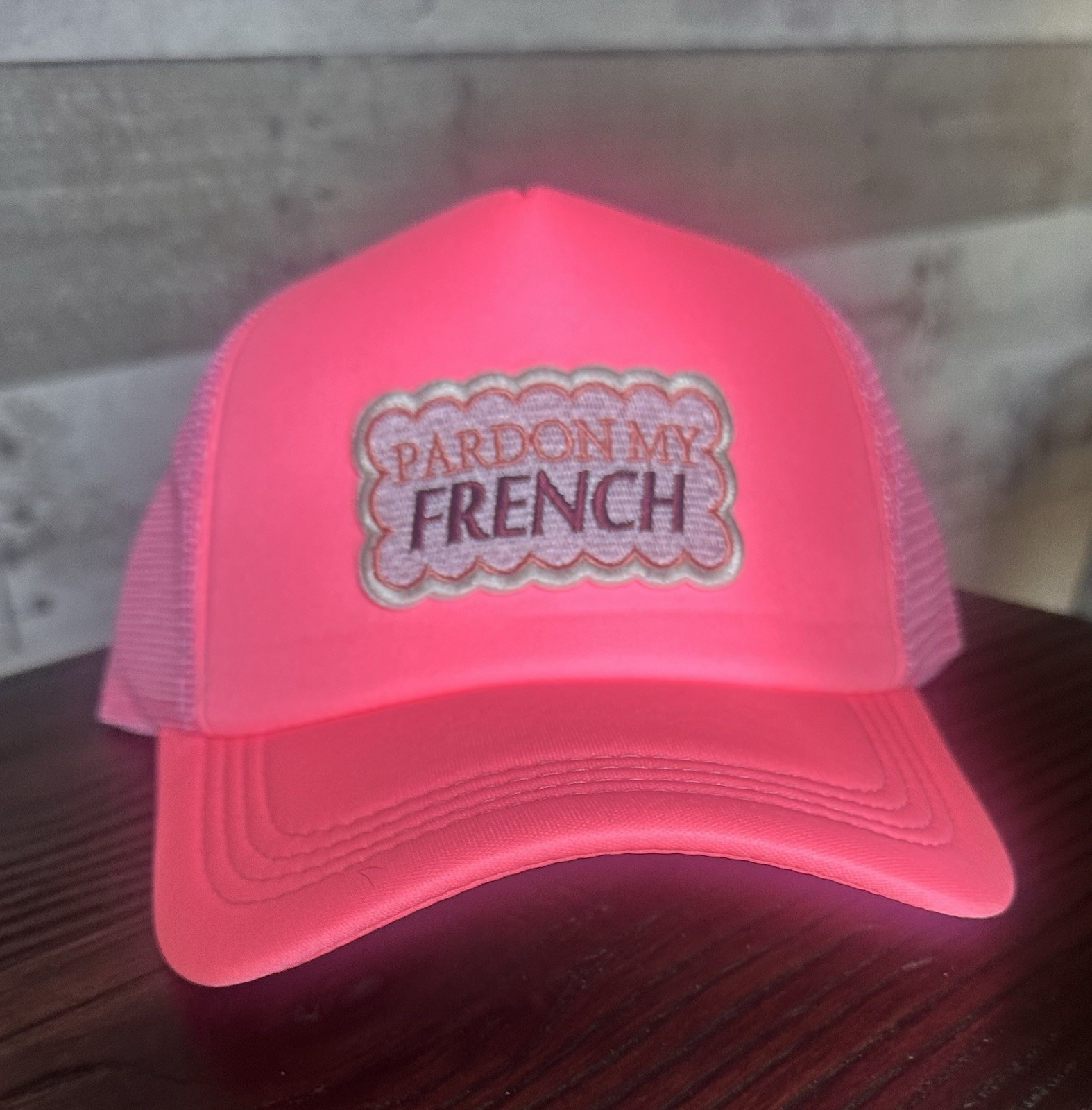PINK Funny Quote Retro Hat Foam Mesh Baseball Cap Snapback Hats Caps Funny NEW
