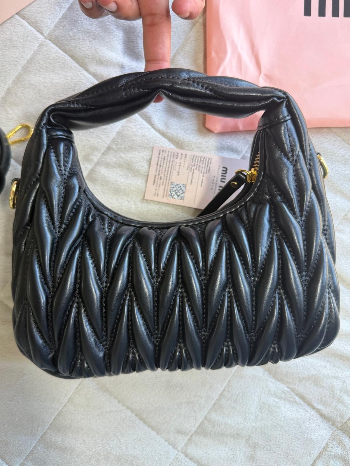 Miu Miu hobo Wander de napa matelassé
