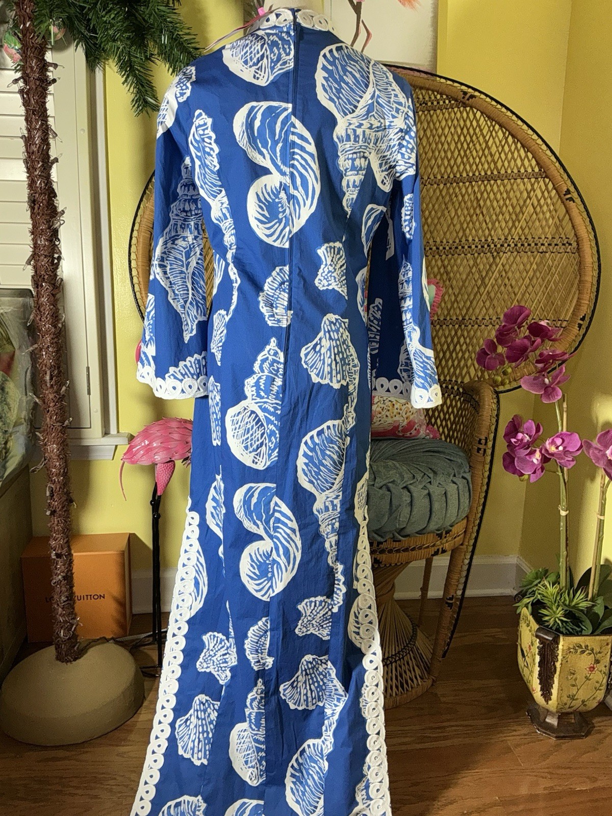 Lilly Pulitzer NWT Shealyn Stretch Maxi Caftan Shell Of A Good Time 🦄 Size 6,16