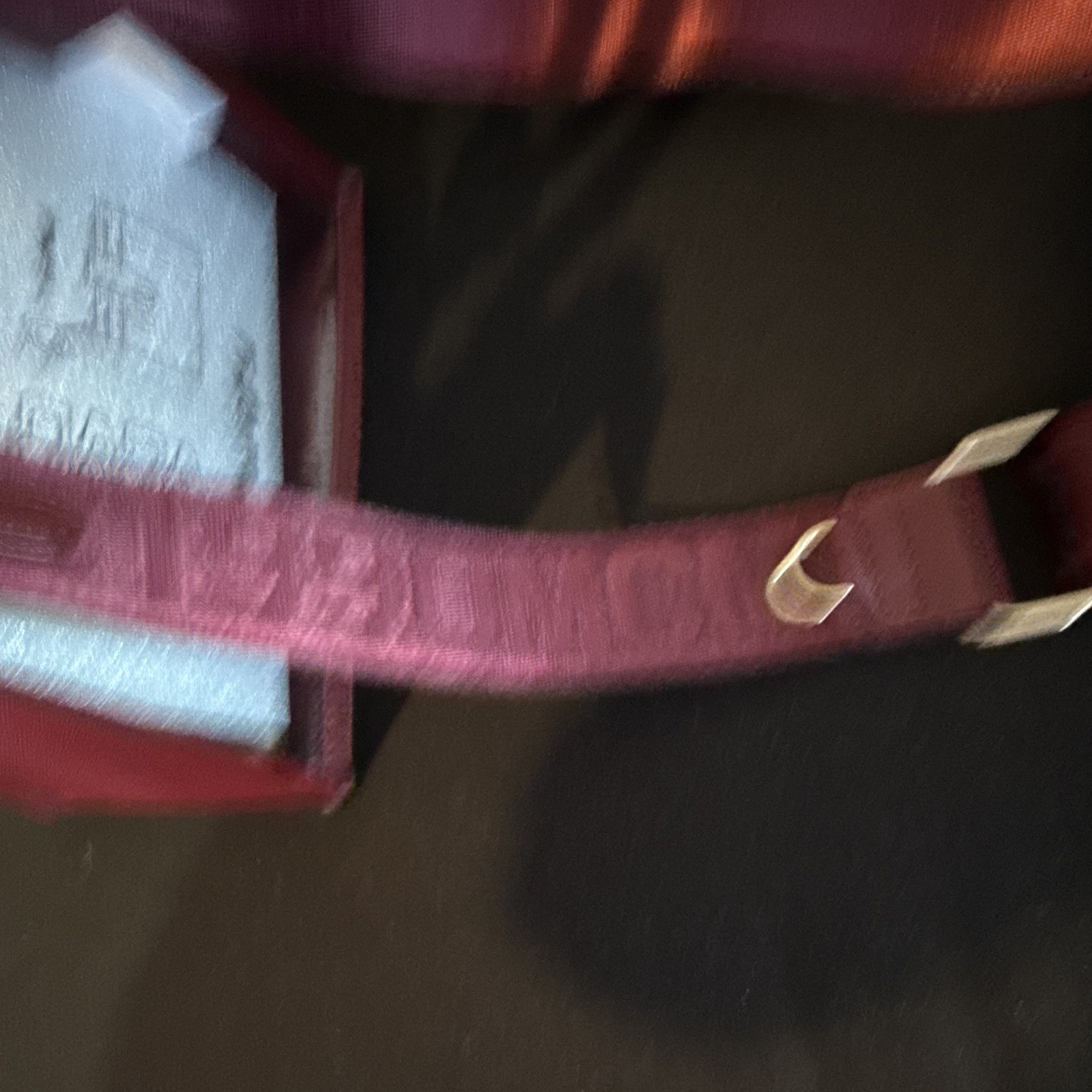 NWT Steve Madden Clear Box Tote With Burgandy Gift Set