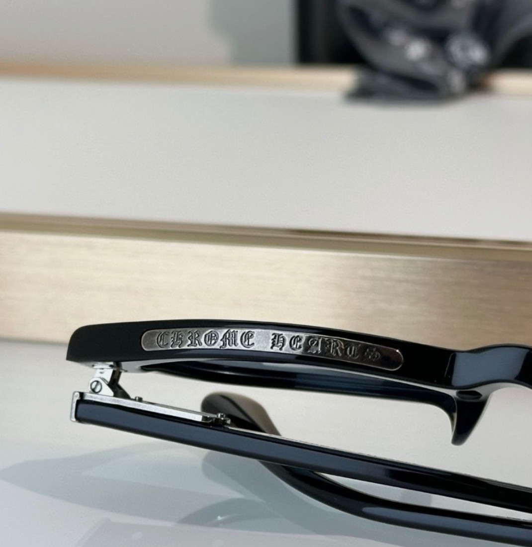 Eyewear Chrome Hearts Lowrider Street Black Blue Lenses HQ Materials 142mm