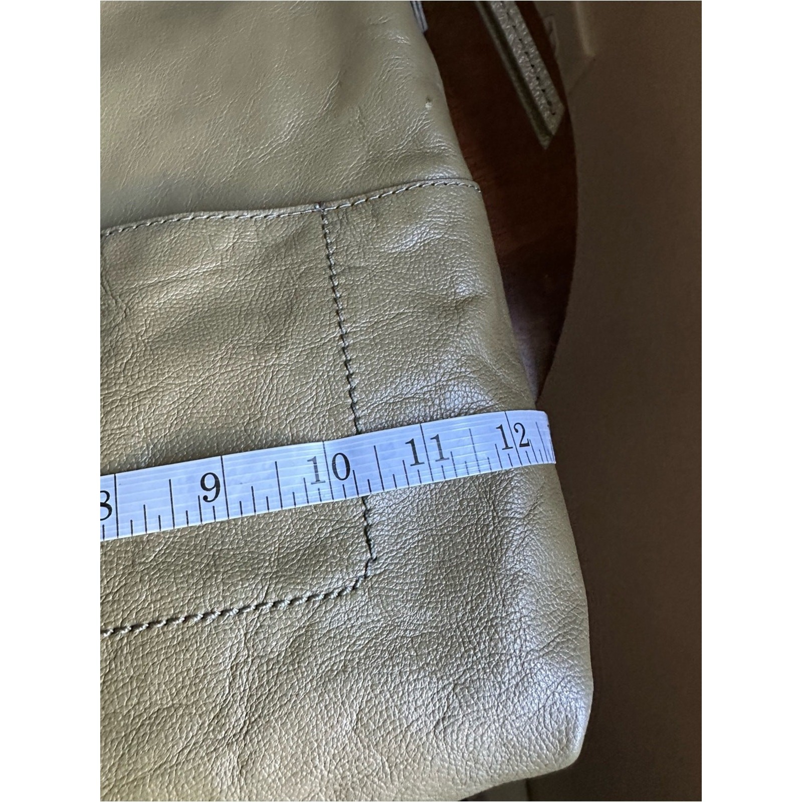 Fossil Amelia Hobo Bag Olive Green Leather Shoulder Tote SHB1819