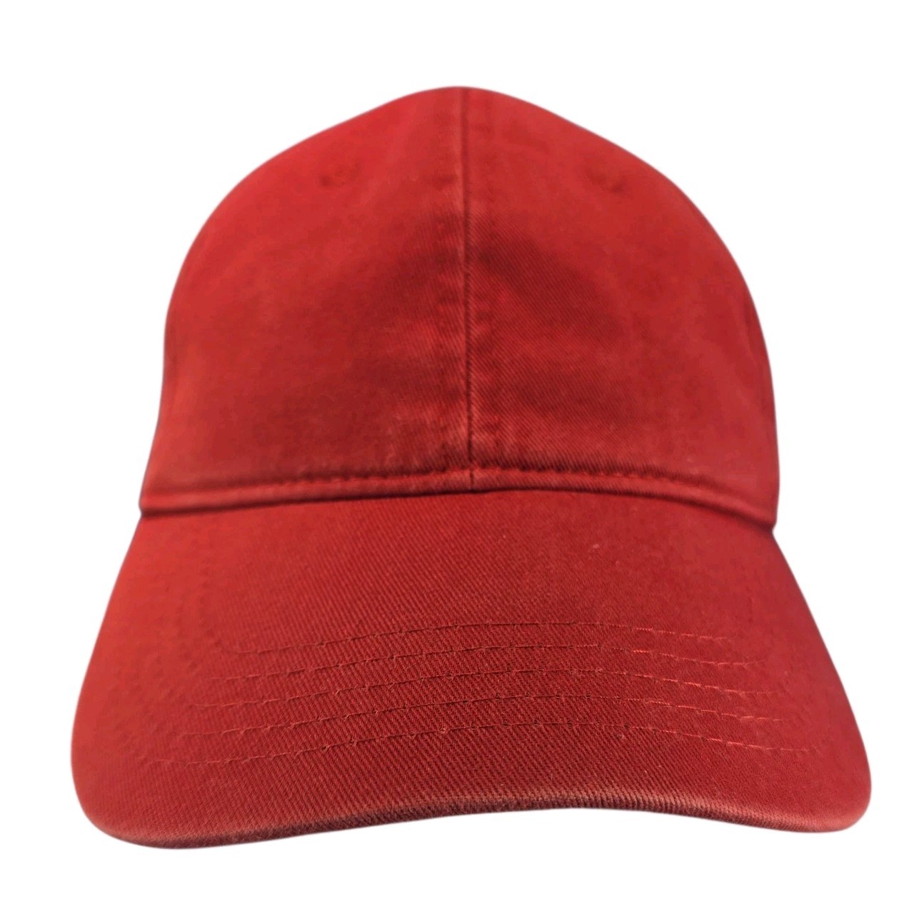Men’s Woman’s Baseball Cap Hat Rust Red Color Strapback Adjustable 6-panel