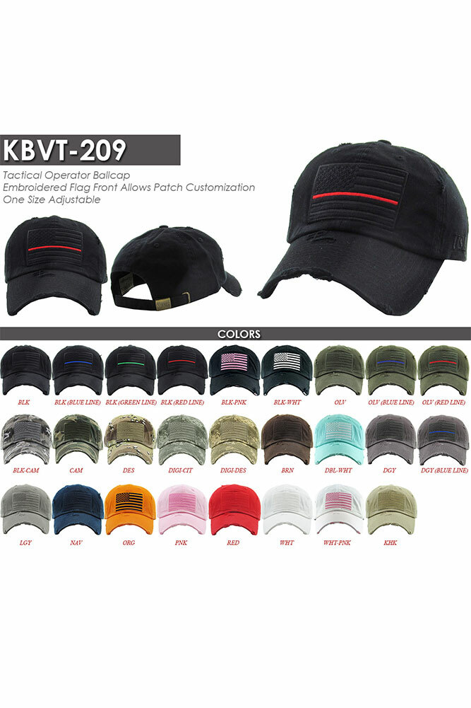KBETHOS Unisex American USA Flag Washed Vintage Cotton Distressed Baseball Cap