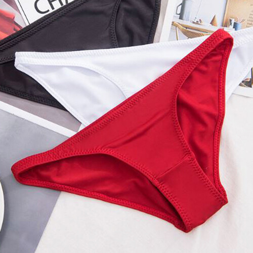 3pack Lot Sexy Women Low Waist Panties Brief Micro Ice Silky Underwear Lingeries