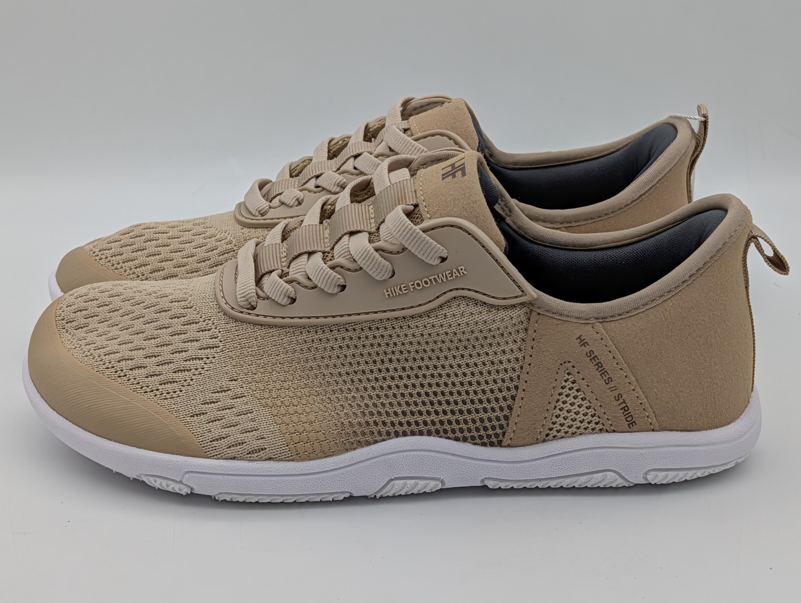 Hike Footwear Beige Mens 4 Womens 6 HF Stride Minimalist Barefoot Shoes