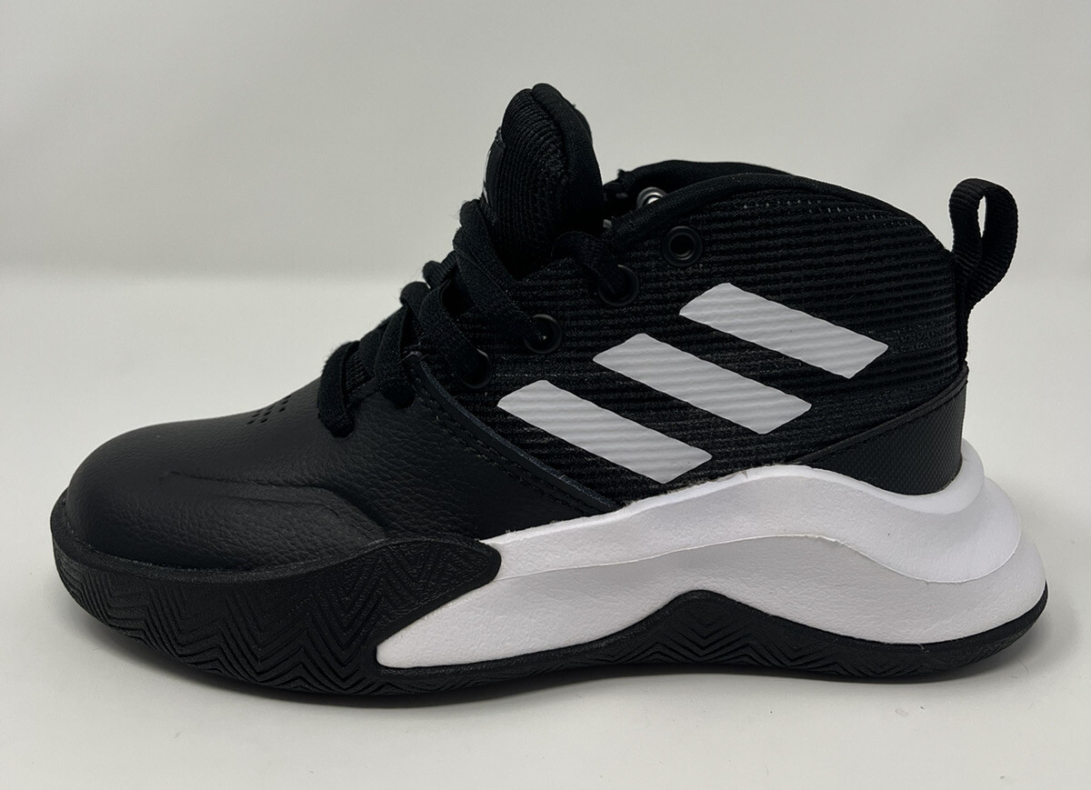 Adidas Boys Own the Game FV9451 Black Basketball Shoes Sneakers Size 11.5K – NEW